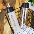 350ml Promotional Portable Yoga Mug Frosted Glass Water Bottle with String Logo